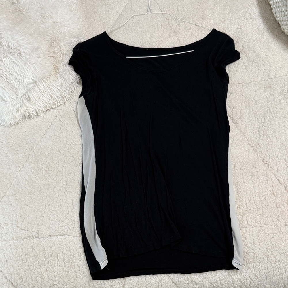 Elegant Black and White Women's Top